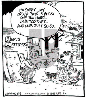 Reality Check on Tuesday August 3, 1999 Comic Strip