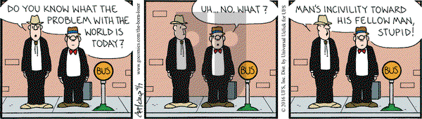 The Born Loser on Thursday April 7, 2016 Comic Strip