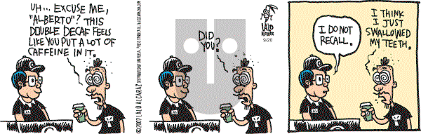 La Cucaracha on Thursday September 20, 2007 Comic Strip