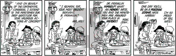 Doonesbury on Saturday July 26, 1975 Comic Strip