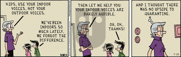 Grand Avenue on Saturday July 25, 2020 Comic Strip
