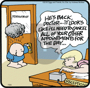 Ziggy on Tuesday July 24, 2018 Comic Strip