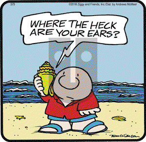 Ziggy on Saturday February 3, 2018 Comic Strip