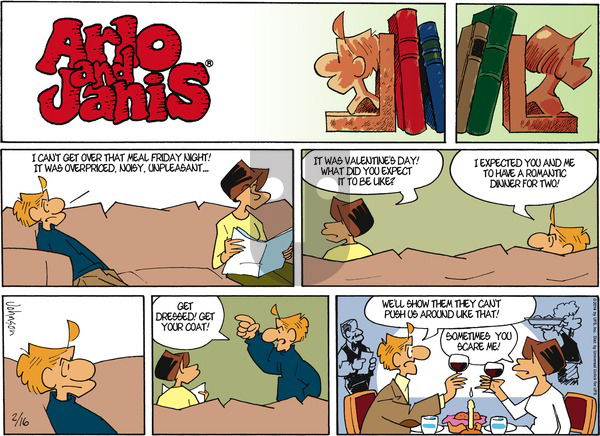 Arlo and Janis on Sunday February 16, 2014 Comic Strip
