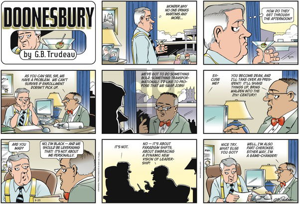 Doonesbury on Sunday March 22, 2009 Comic Strip