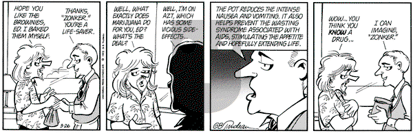 Doonesbury on Friday March 26, 1993 Comic Strip