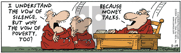 Frank and Ernest on Wednesday May 19, 2004 Comic Strip