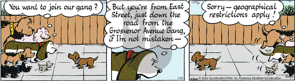 Fred Basset on Friday January 20, 2017 Comic Strip