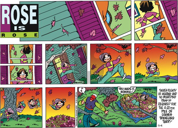 Rose is Rose on Sunday November 4, 2012 Comic Strip
