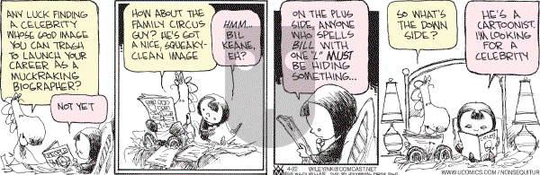 Non Sequitur on Friday April 22, 2005 Comic Strip