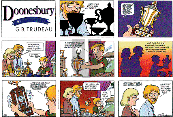 Doonesbury on Sunday August 28, 1994 Comic Strip