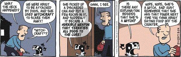 Pooch Cafe on Monday August 24, 2015 Comic Strip