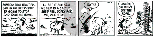Peanuts on Monday November 5, 1984 Comic Strip
