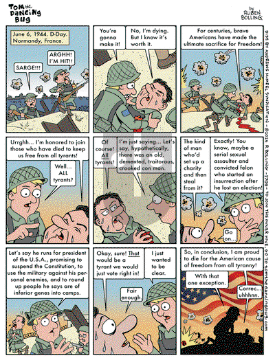 Tom the Dancing Bug on Monday October 28, 2024 Comic Strip