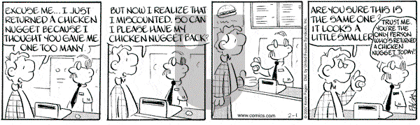 Drabble on Thursday February 1, 2007 Comic Strip