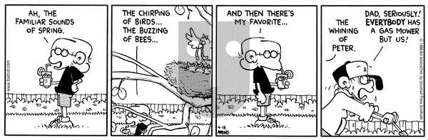 FoxTrot on Saturday April 18, 1998 Comic Strip