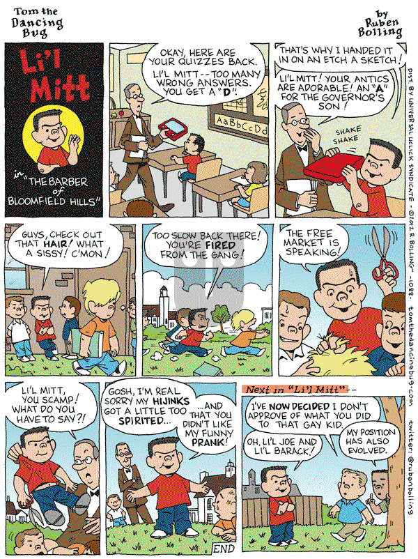 Tom the Dancing Bug on Friday May 18, 2012 Comic Strip