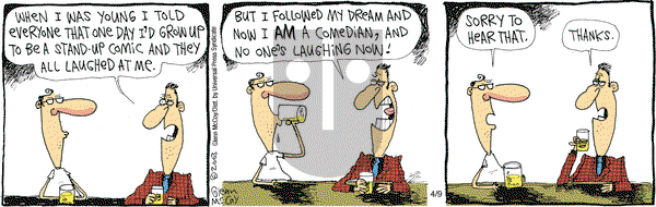 The Duplex on Friday April 9, 2010 Comic Strip