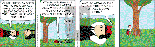 Nancy on Saturday April 17, 2021 Comic Strip