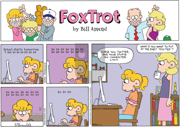 FoxTrot on Sunday August 30, 2009 Comic Strip