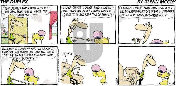 The Duplex on Sunday April 12, 1998 Comic Strip