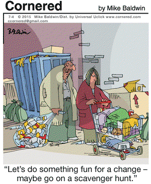 Cornered on Saturday July 4, 2015 Comic Strip