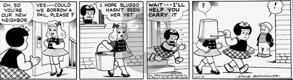 Nancy on Thursday July 15, 1948 Comic Strip