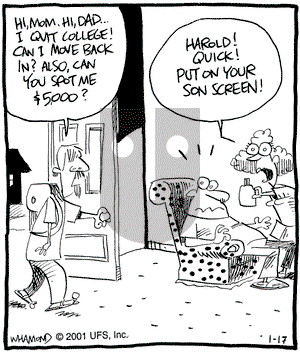 Reality Check on Wednesday January 17, 2001 Comic Strip