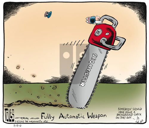 Tom Toles on Sunday February 17, 2013 Comic Strip