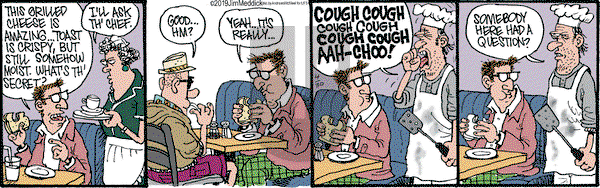 Monty on Tuesday April 30, 2019 Comic Strip