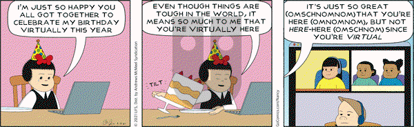 Nancy on Monday March 15, 2021 Comic Strip