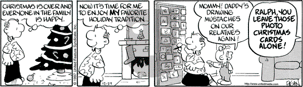 Drabble on Saturday December 27, 1997 Comic Strip