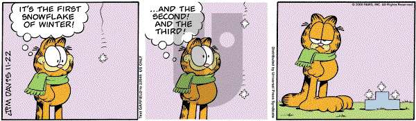 Garfield on Saturday November 22, 2008 Comic Strip