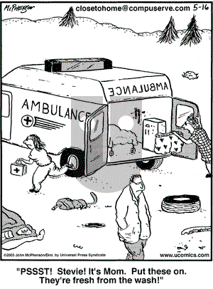 Close to Home on Friday May 16, 2003 Comic Strip