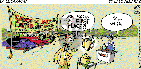 La Cucaracha on Sunday May 6, 2007 Comic Strip