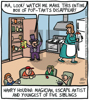 The Argyle Sweater on Friday December 27, 2024 Comic Strip
