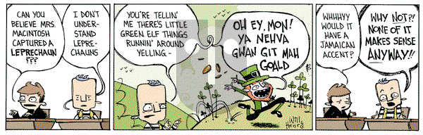Wallace the Brave on Monday March 13, 2017 Comic Strip