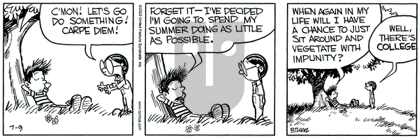 Grand Avenue on Tuesday July 9, 2002 Comic Strip