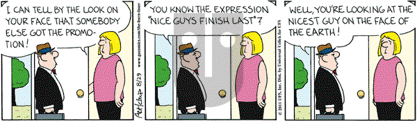 The Born Loser on Monday August 29, 2011 Comic Strip