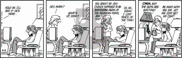Doonesbury on Tuesday April 14, 1981 Comic Strip