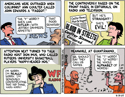 Ted Rall - Saturday April 14, 2007 Comic Strip