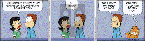Garfield on Saturday June 1, 2019 Comic Strip
