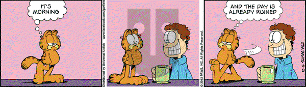 Garfield on Monday May 21, 2012 Comic Strip