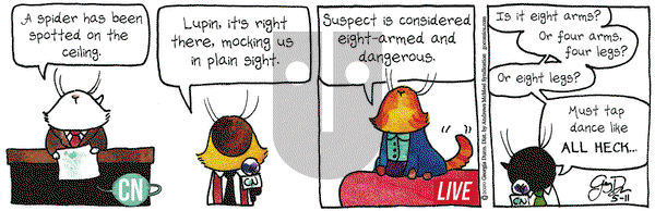 Breaking Cat News on Monday May 11, 2020 Comic Strip