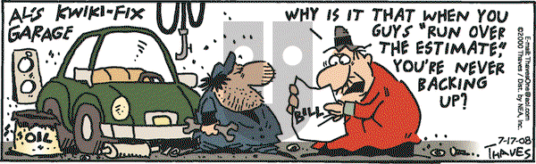 Frank and Ernest on Thursday July 17, 2008 Comic Strip