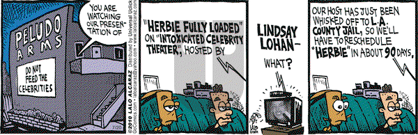 La Cucaracha on Tuesday July 20, 2010 Comic Strip