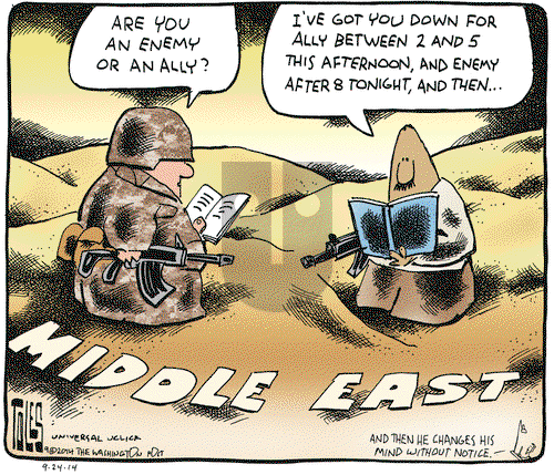 Tom Toles on Wednesday September 24, 2014 Comic Strip