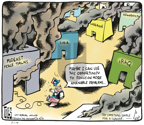 Tom Toles on Thursday May 1, 2014 Comic Strip