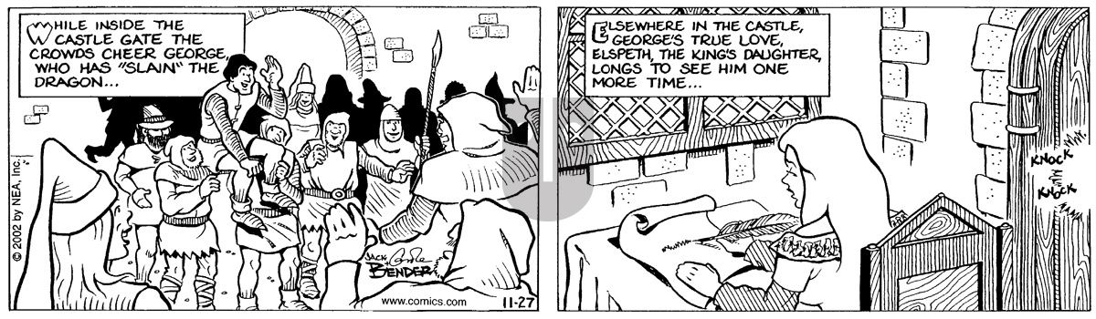 Alley Oop - Wednesday November 27, 2002 Comic Strip