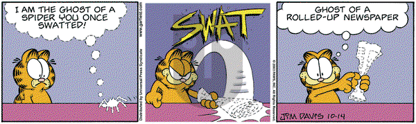 Garfield on Tuesday October 14, 2003 Comic Strip